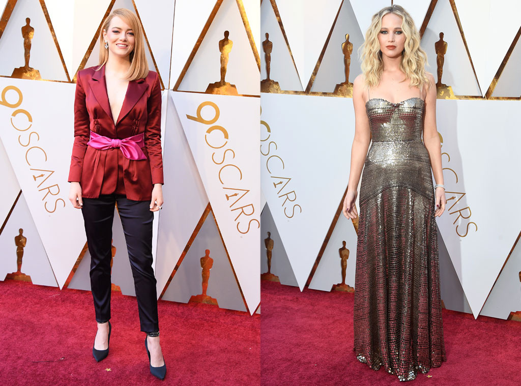 Emma Stone, Jennifer Lawrence Emma Stone, Jennifer Lawrence